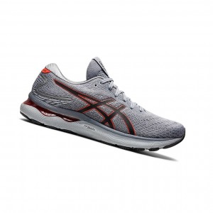 Asics GEL-NIMBUS 24 Laufschuhe Herren Sheet Rock / Cherry Tomato | 156KHYODL