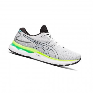 Asics GEL-NIMBUS 24 Laufschuhe Herren Weiß Schwarz | 923POQNHL