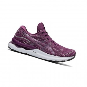 Asics GEL-NIMBUS 24 MK Laufschuhe Damen Tiefesrosa | 874EORIYT