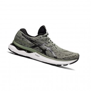 Asics GEL-NIMBUS 24 MK Laufschuhe Herren Grün Schwarz | 952YRUDPQ