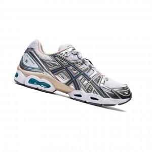 Asics GEL-NIMBUS 9 Sneakers Damen Weiß Grau | 407INPGOV
