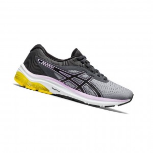 Asics GEL-PULSE 12 Laufschuhe Damen Grau | 521PXSMAC