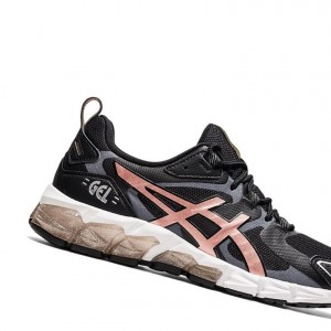 Asics GEL-QUANTUM 180 Sneakers Damen Schwarz Rosa Gold | 758POKCAG