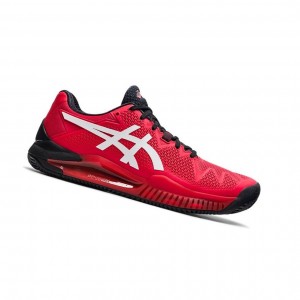 Asics GEL-RESOLUTION 8 Clay Tennisschuhe Herren Rot | 615GKZDMH