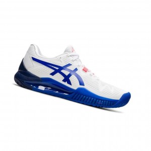 Asics GEL-RESOLUTION 8 Weite Tennisschuhe Damen Weiß | 910BKFLPZ