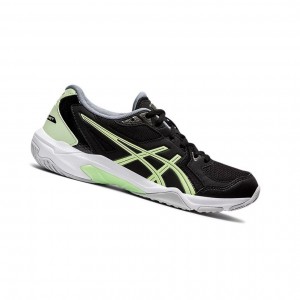 Asics GEL-ROCKET 10 Volleyballschuhe Damen Schwarz Gelb | 159GSRJTX