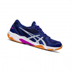 Asics GEL-ROCKET 10 Volleyballschuhe Damen Blau | 025VZNPSU
