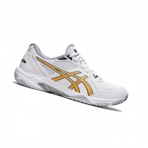 Asics GEL-ROCKET 10 Volleyballschuhe Herren Weiß | 271MQJAYB