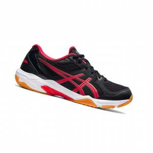 Asics GEL-ROCKET 10 Volleyballschuhe Herren Schwarz Rot | 965PLZTNH