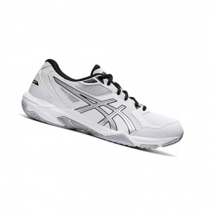 Asics GEL-ROCKET 10 Volleyballschuhe Herren Weiß Silber | 792COUHXG