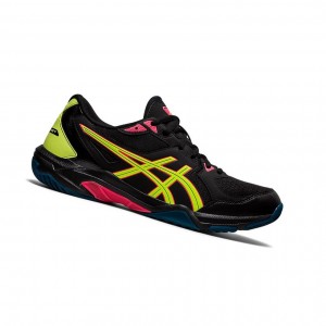 Asics GEL-ROCKET 10 Volleyballschuhe Herren Schwarz Gelb | 486NHOTWS