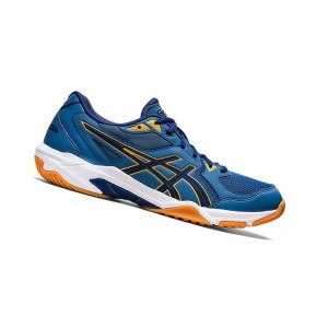 Asics GEL-ROCKET 10 Volleyballschuhe Herren Azurblau Tiefes | 354UGTLNV