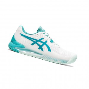 Asics GEL-Resolution 8 Tennisschuhe Damen Weiß | 890HDITYQ