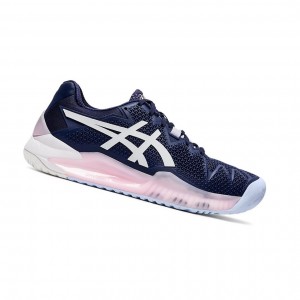 Asics GEL-Resolution 8 Tennisschuhe Damen Weiß | 450GEJHLO