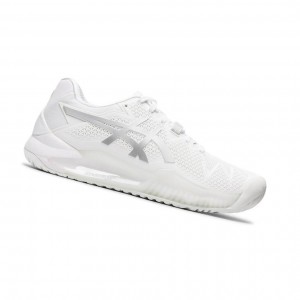Asics GEL-Resolution 8 Tennisschuhe Damen Weiß | 587KNIYZV