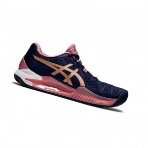 Asics GEL-Resolution 8 Tennisschuhe Damen Rosa Gold | 472AQRHOD
