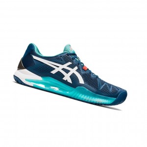 Asics GEL-Resolution 8 Tennisschuhe Herren Weiß | 736JSZIYG