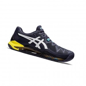 Asics GEL-Resolution 8 Tennisschuhe Herren Indigo Weiß | 163UNRYBP