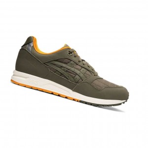 Asics GEL-SAGA Sneakers Herren Olivgrün | 460ZQHCGT