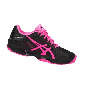 Asics GEL-SOLUTION SPEED 3 Tennisschuhe Damen Schwarz | 941UALPHR