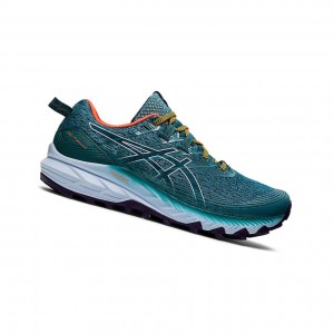 Asics GEL-Trabuco 10 Trailrunning Schuhe Damen Misty Pine / Soft Sky | 185VIKNQL