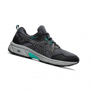 Asics GEL-VENTURE 8 Weite Trailrunning Schuhe Damen Schwarz | 859FSHAZJ