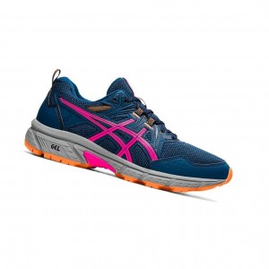 Asics GEL-VENTURE 8 Weite Trailrunning Schuhe Damen Navy | 385SXJKYV
