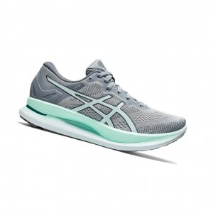 Asics GLIDERIDE Laufschuhe Damen Grau | 513RJWFEZ