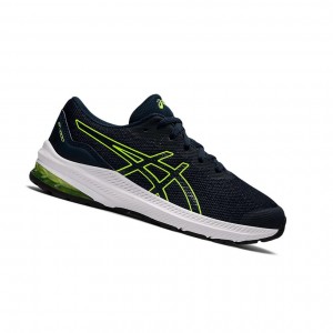 Asics GT-1000 11 GS Laufschuhe Kinder Blau Grün | 274JUWFXZ