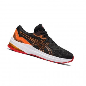 Asics GT-1000 11 GS Laufschuhe Kinder Grau Rot | 978GQZBVC
