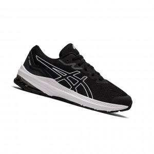 Asics GT-1000 11 GS Laufschuhe Kinder Schwarz Weiß | 124IYXWAO