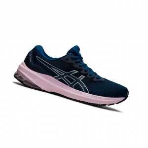 Asics GT-1000 11 Laufschuhe Damen Blau Rosa | 453KESIRN
