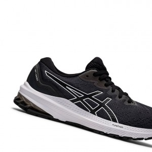 Asics GT-1000 11 Laufschuhe Damen Schwarz Weiß | 937RWCBDY
