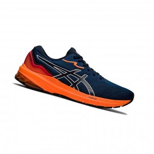 Asics GT-1000 11 Laufschuhe Herren Blau Orange | 978YADVUH