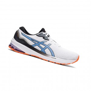 Asics GT-1000 11 Laufschuhe Herren Weiß Blau | 718QAMYLF