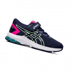 Asics GT-1000 9 GS Laufschuhe Kinder Navy | 762RFYPVT