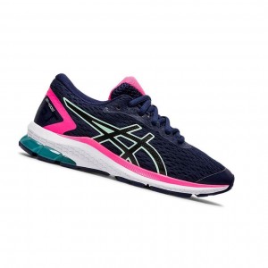 Asics GT-1000 9 GS Laufschuhe Kinder Navy | 468WGKCHJ