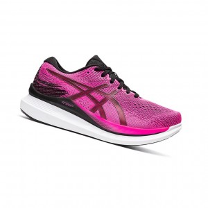 Asics GlideRide 3 Laufschuhe Damen Rosa Schwarz | 089ELUVJZ