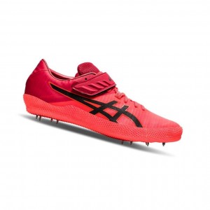 Asics HIGH JUMP PRO 2 R Track Schuhe Damen Rot | 478EHTNLY