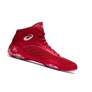 Asics JB ELITE V Wrestling Schuhe Herren Rot | 042ELIKZO