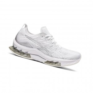 Asics KINSEI BLAST Laufschuhe Damen Weiß Weiß | 054HJBUCM