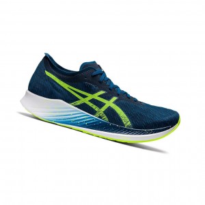 Asics MAGIC SPEED Laufschuhe Herren Blau Grün | 379HSTGDP