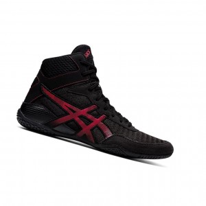 Asics MATCONTROL 2 Wrestling Schuhe Herren Schwarz Rot | 214PNFXJW