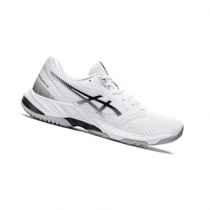 Asics NETBURNER BALLISTIC FF 3 Volleyballschuhe Damen Weiß Schwarz | 531POJTSY