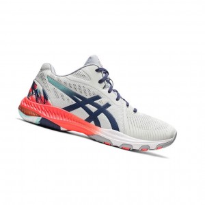 Asics NETBURNER BALLISTIC FF MT 2 Volleyballschuhe Herren Grau | 461RECUBL