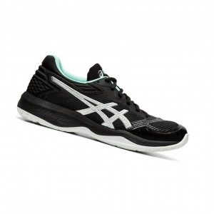 Asics NETBURNER BALLISTIC FF Volleyballschuhe Damen Schwarz | 617TLCOKP