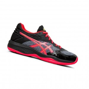 Asics NETBURNER BALLISTIC FF Volleyballschuhe Damen Schwarz | 418TJWARO