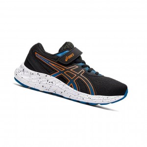 Asics PRE EXCITE 8 PS Laufschuhe Kinder Schwarz | 042QFWAVR