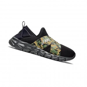 Asics QUANTUM LYTE SLIP-ON Sneakers Herren Schwarz Camouflage | 085TLZEPX