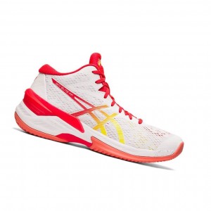 Asics SKY ELITE FF MT Volleyballschuhe Damen Weiß | 643TAXIRV